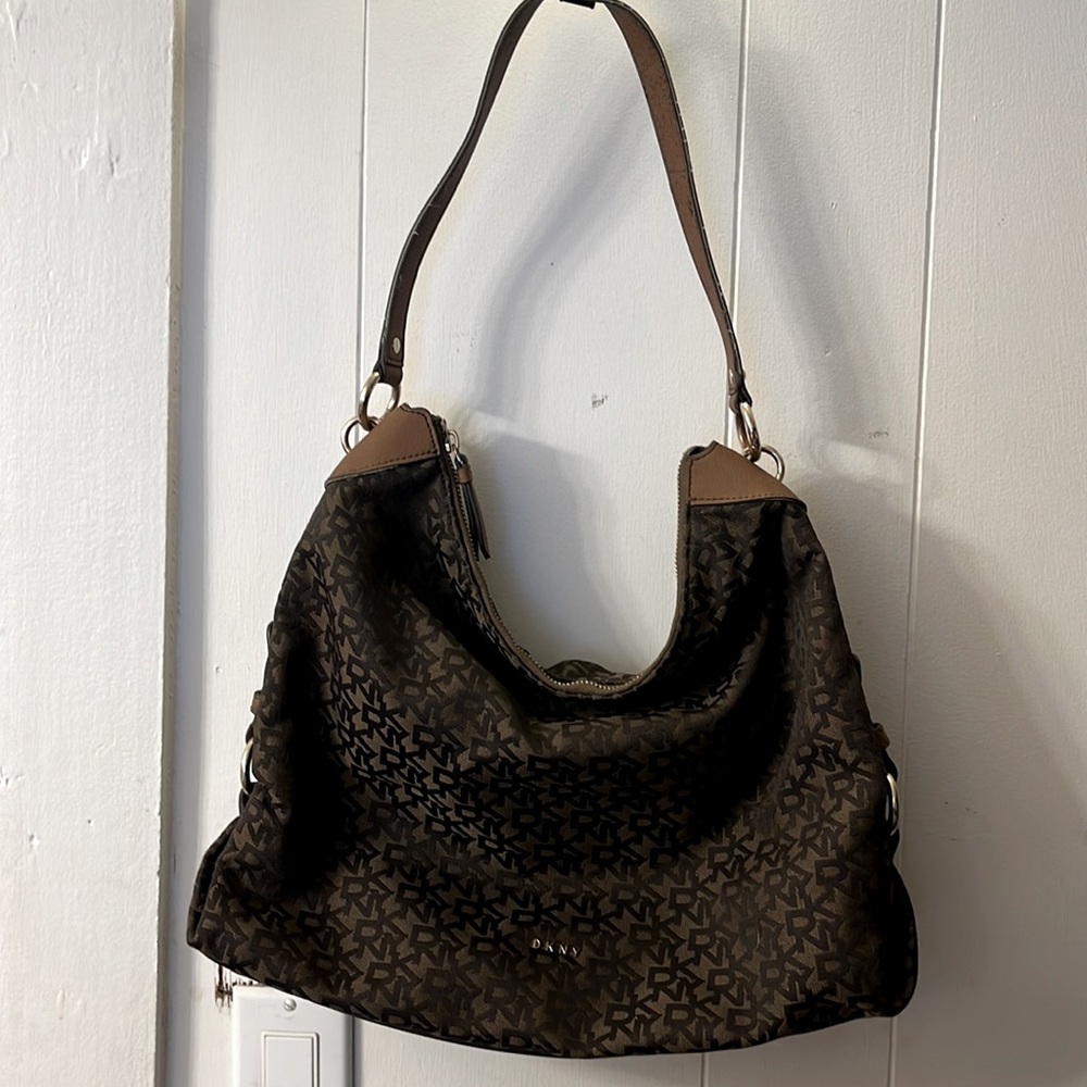 DKNY monogram purse